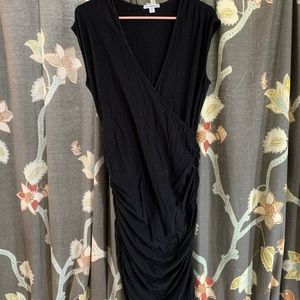 James Peres black dress
